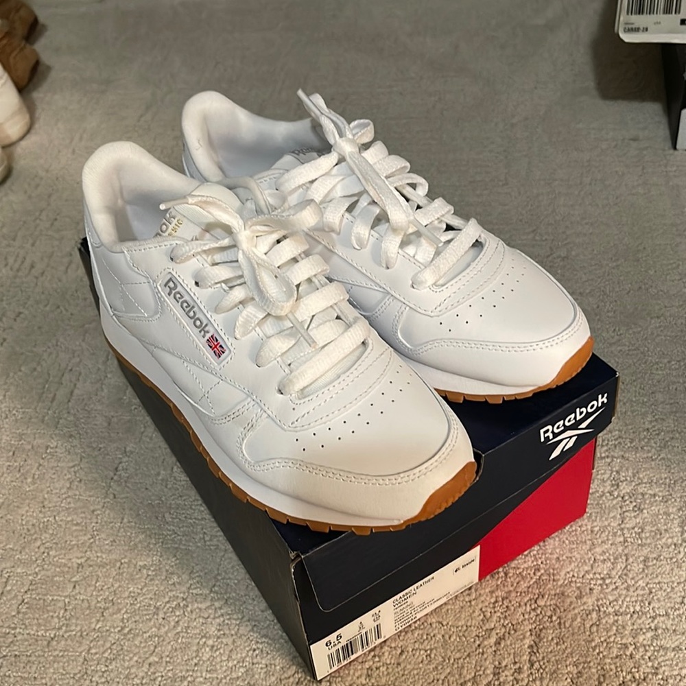 Reebok classic white sneakers
